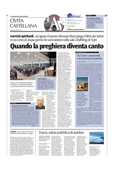 Avvenire - pagina diocesana del 06/07/2020